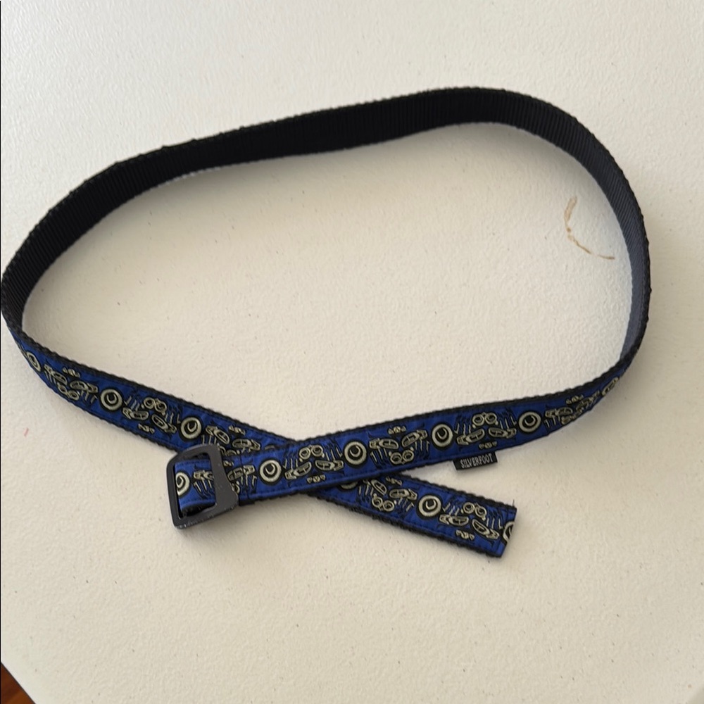 Blue and Black nuts and bolts Belt size XL